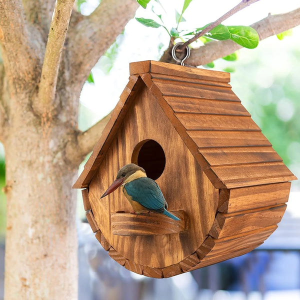 Wooden Outdoor Bird House