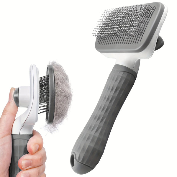 Self-Cleaning Slicker Grooming Brush