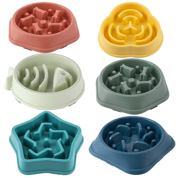 Round Slow Feeder Bowl
