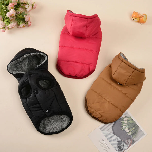 Cozy Fleece Pet Hoodie Coat