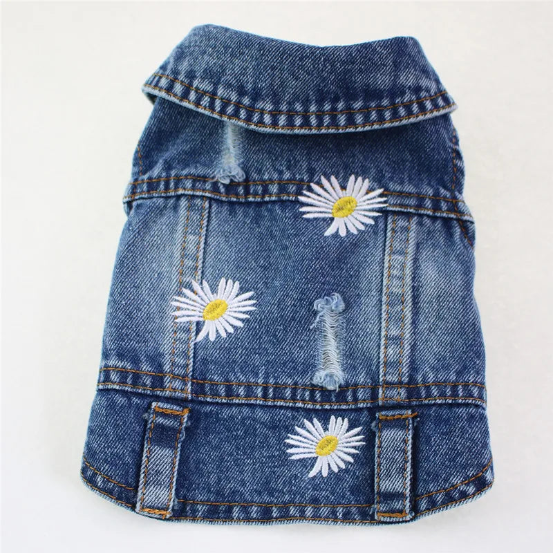 Casual Denim Cat Vest Jacket