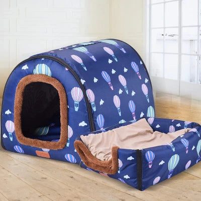 Foldable Star Print Pet House