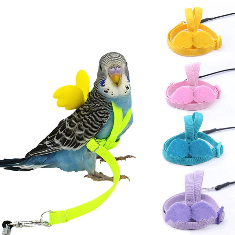 Adjustable Parrot Flight Harness