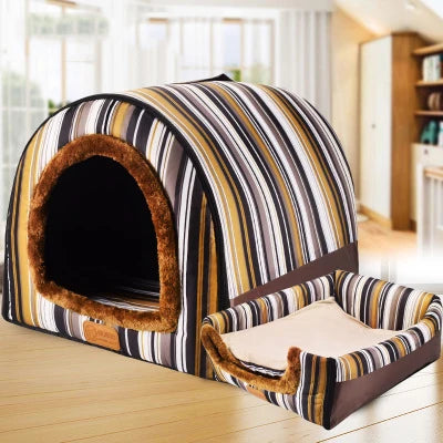 Foldable Star Print Pet House