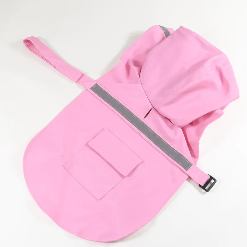 Reflective Large Dog Raincoat