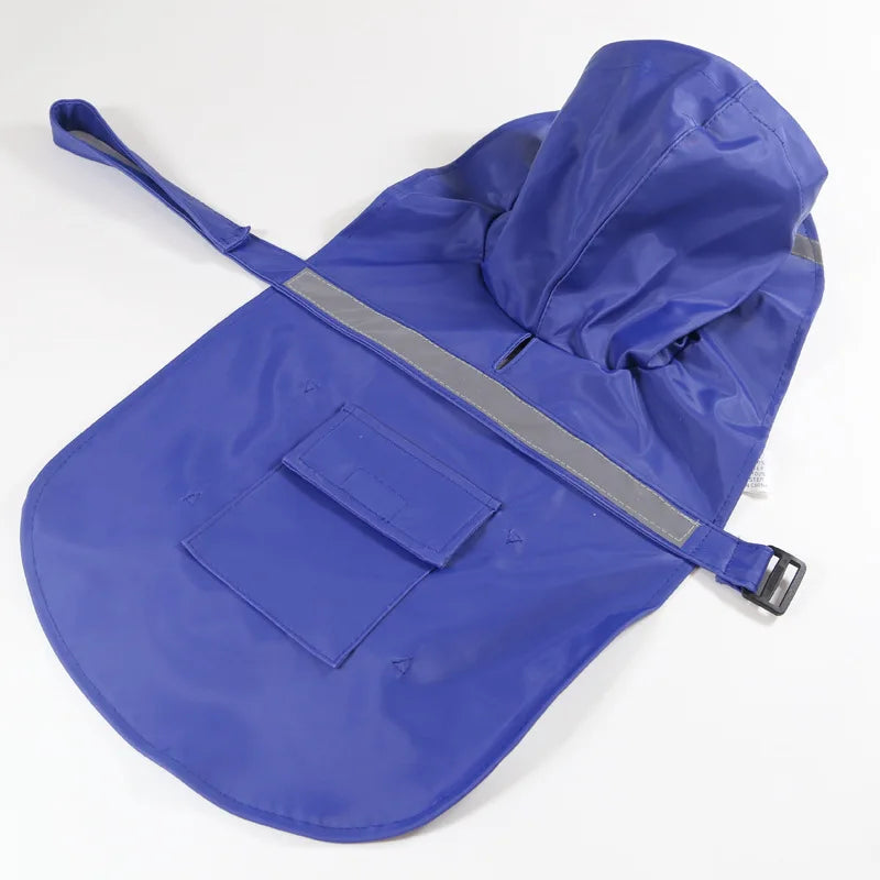 Reflective Large Dog Raincoat