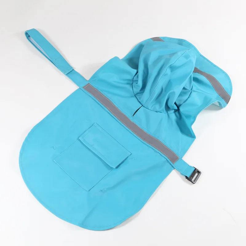 Reflective Large Dog Raincoat