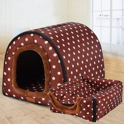 Foldable Star Print Pet House