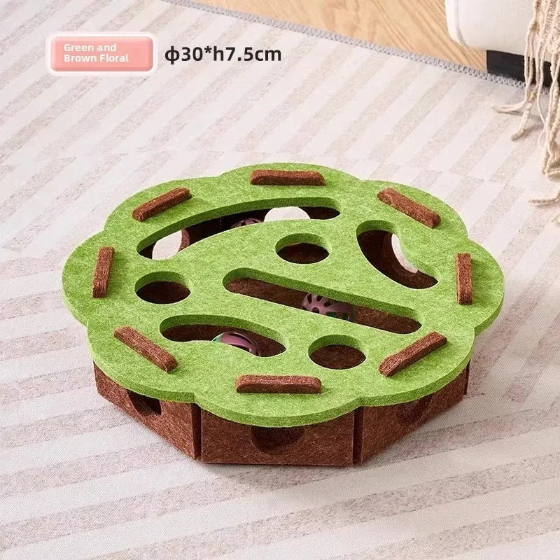 Felt Cat Puzzle Box