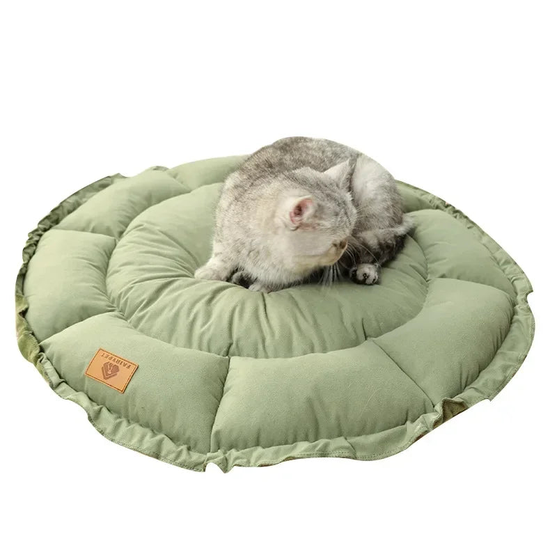 Warm Cotton Round Pet Bed