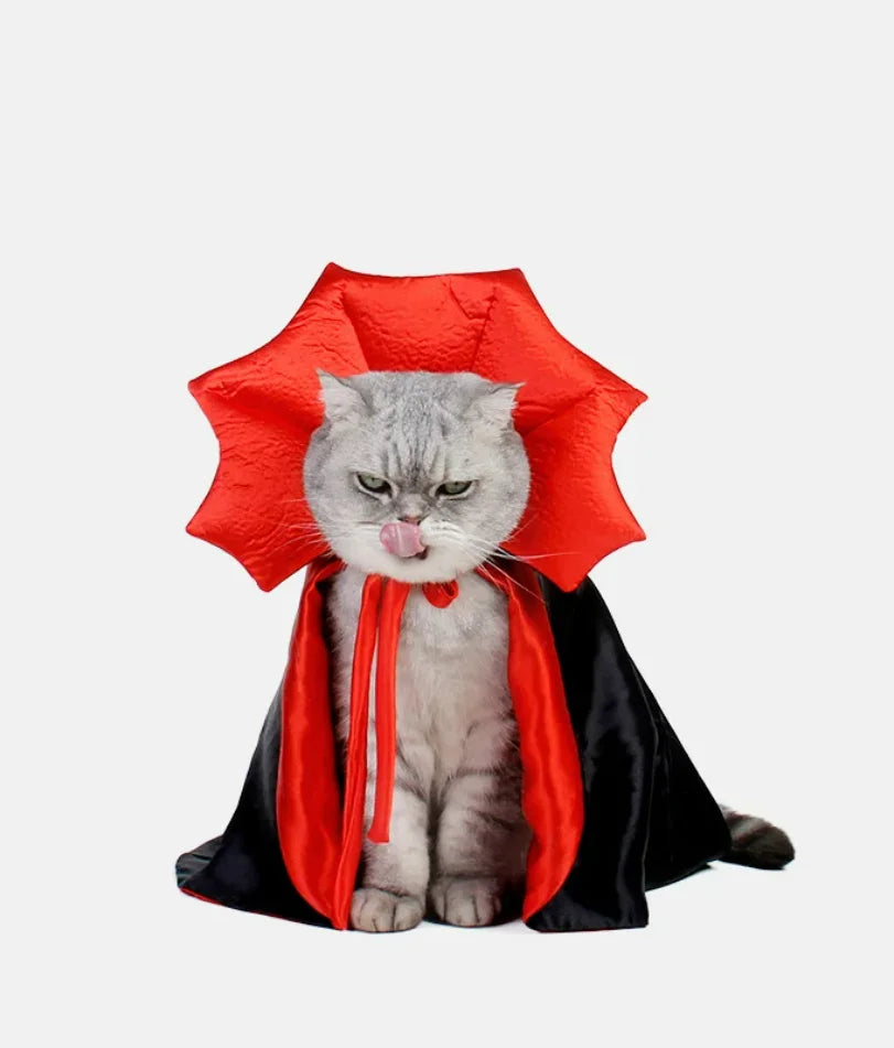 Vampire Cloak Halloween Pet Costume