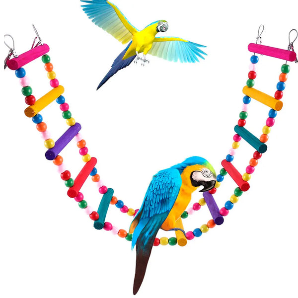 12-Step Bird Climbing Ladder