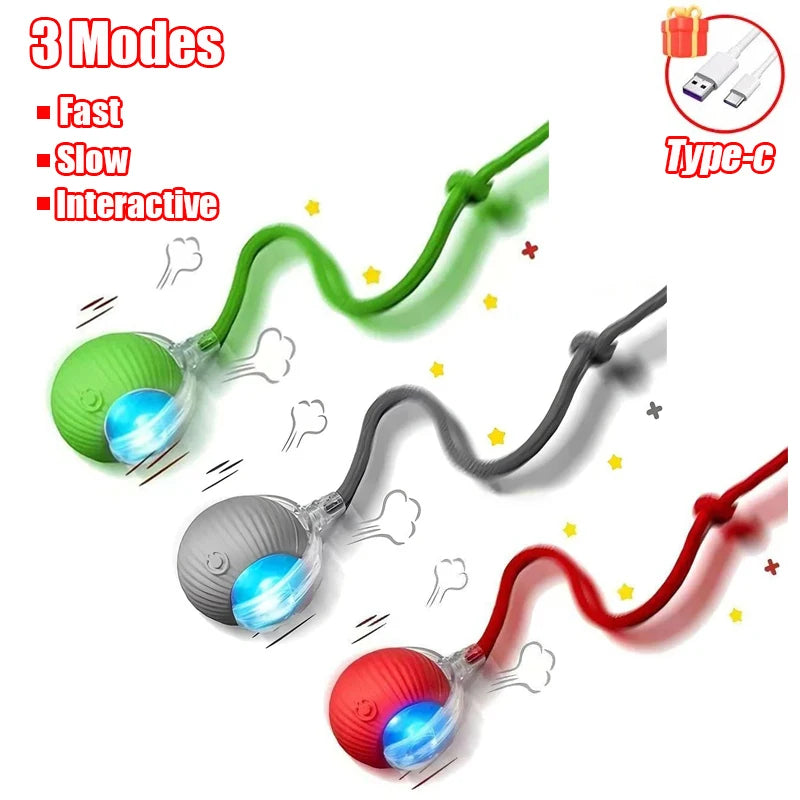 Rechargeable Rolling Tail Ball