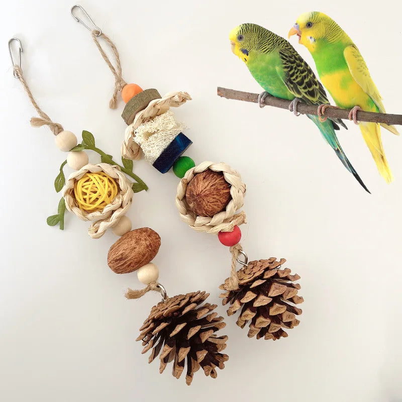 Pinecone Rope Chew Toy