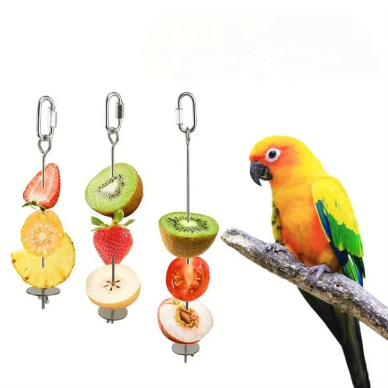 Stainless Parrot Fruit Fork