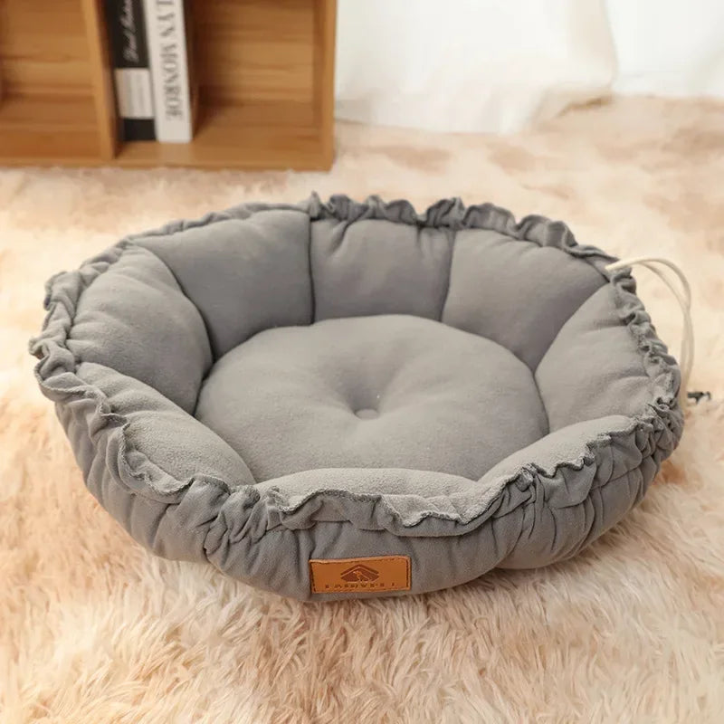 Warm Cotton Round Pet Bed