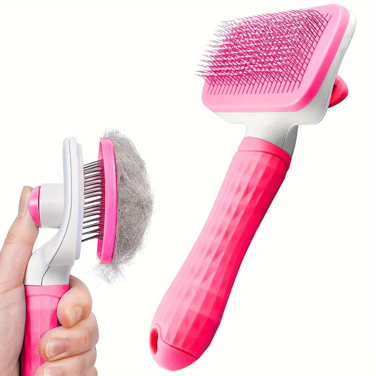 Self-Cleaning Slicker Grooming Brush