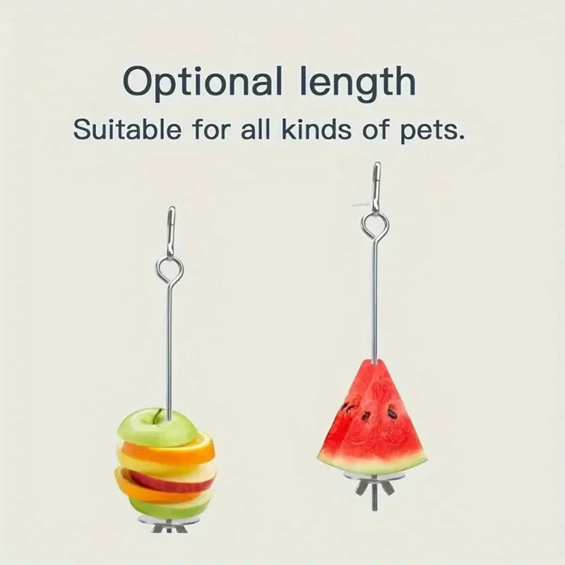 Stainless Parrot Fruit Fork
