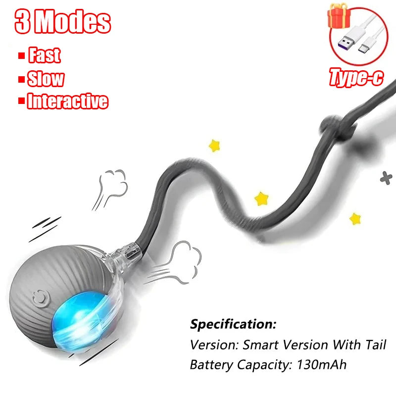 Rechargeable Rolling Tail Ball
