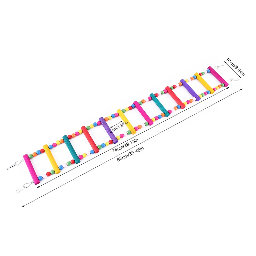 12-Step Bird Climbing Ladder
