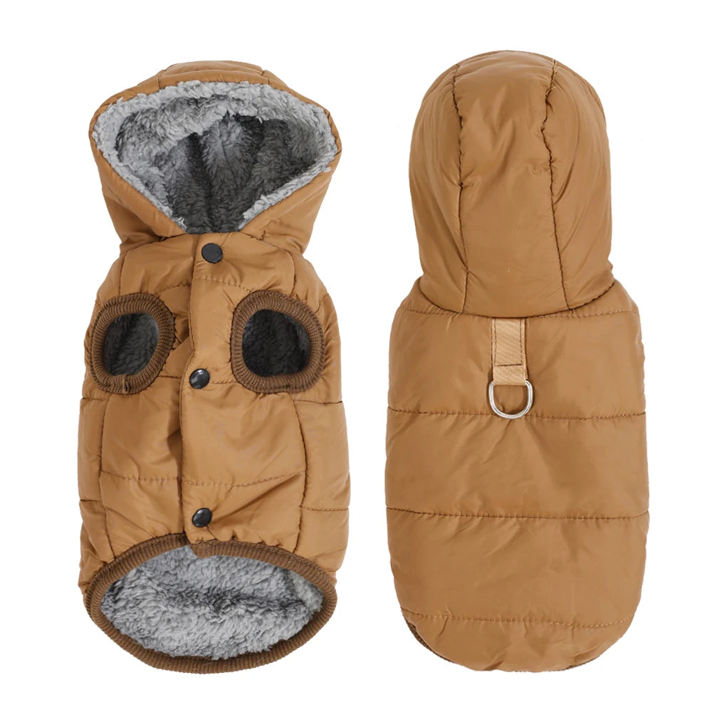 Cozy Fleece Pet Hoodie Coat