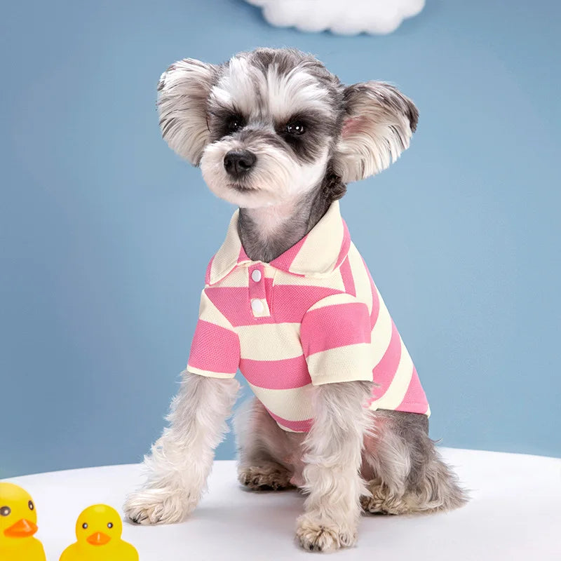 Casual Summer Dog Polo Shirt