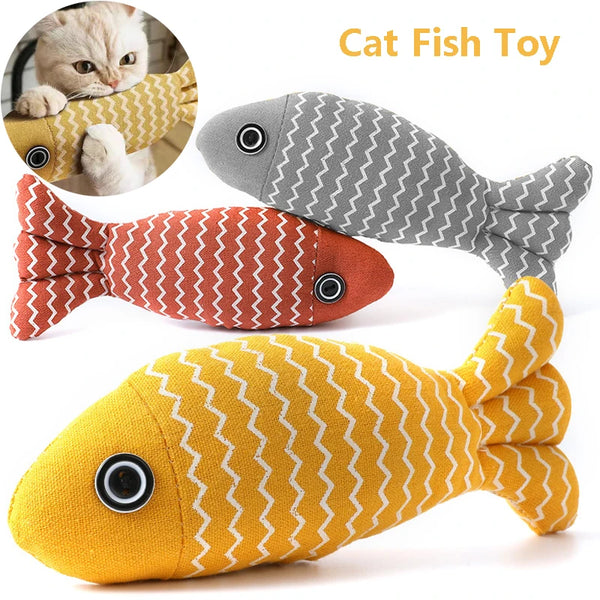 Simulation Fish Cat Toy