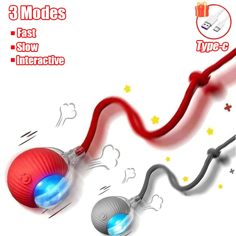 Rechargeable Rolling Tail Ball