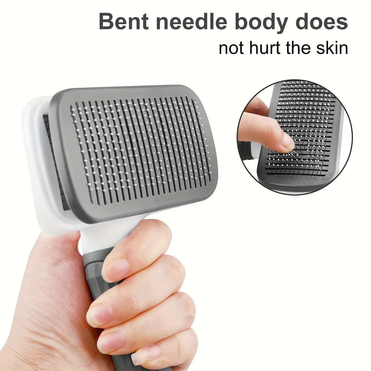 Self-Cleaning Slicker Grooming Brush