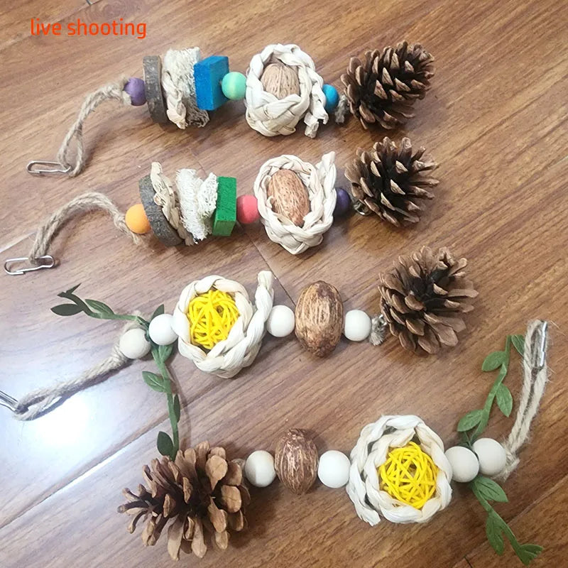 Pinecone Rope Chew Toy