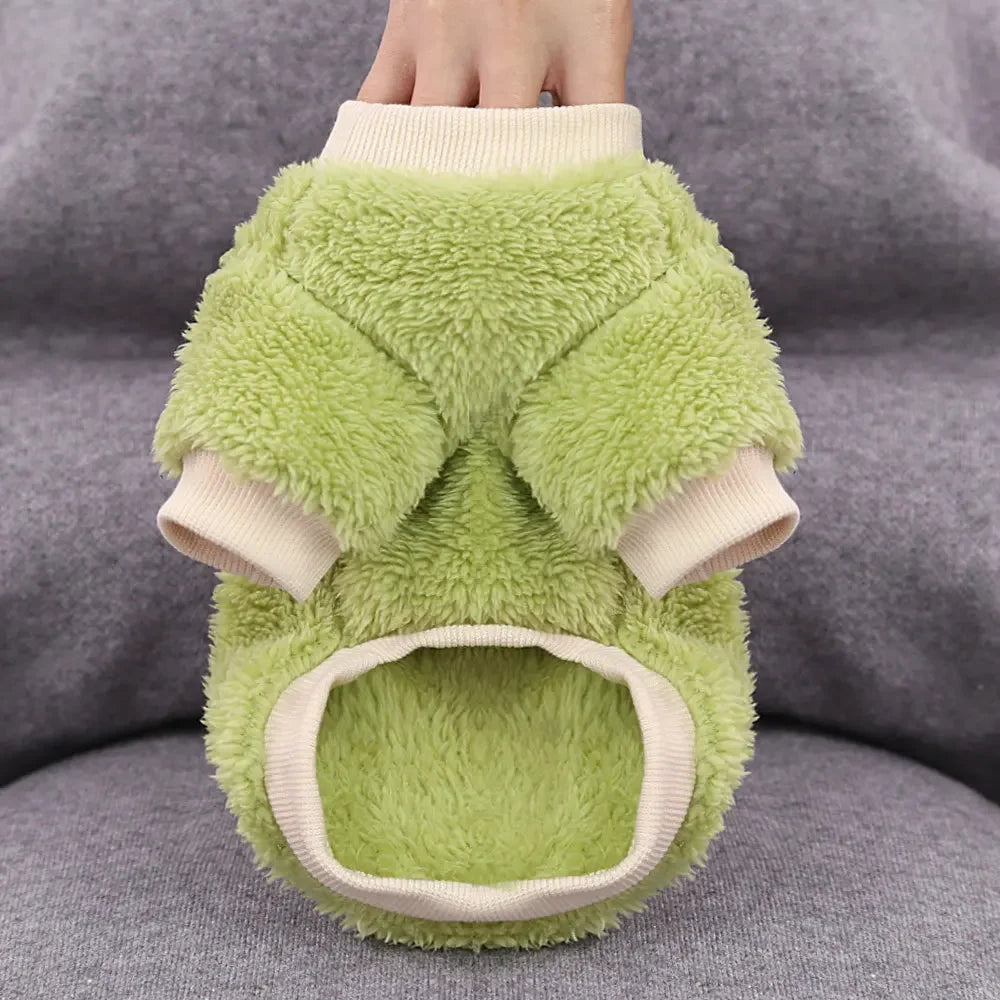 Cozy Fleece Puppy Hoodie