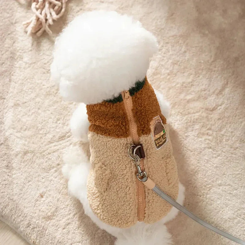 Brown Winter Dog Cardigan