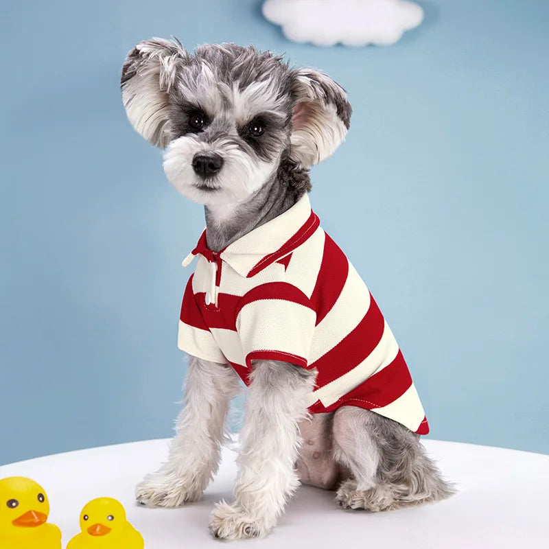 Casual Summer Dog Polo Shirt