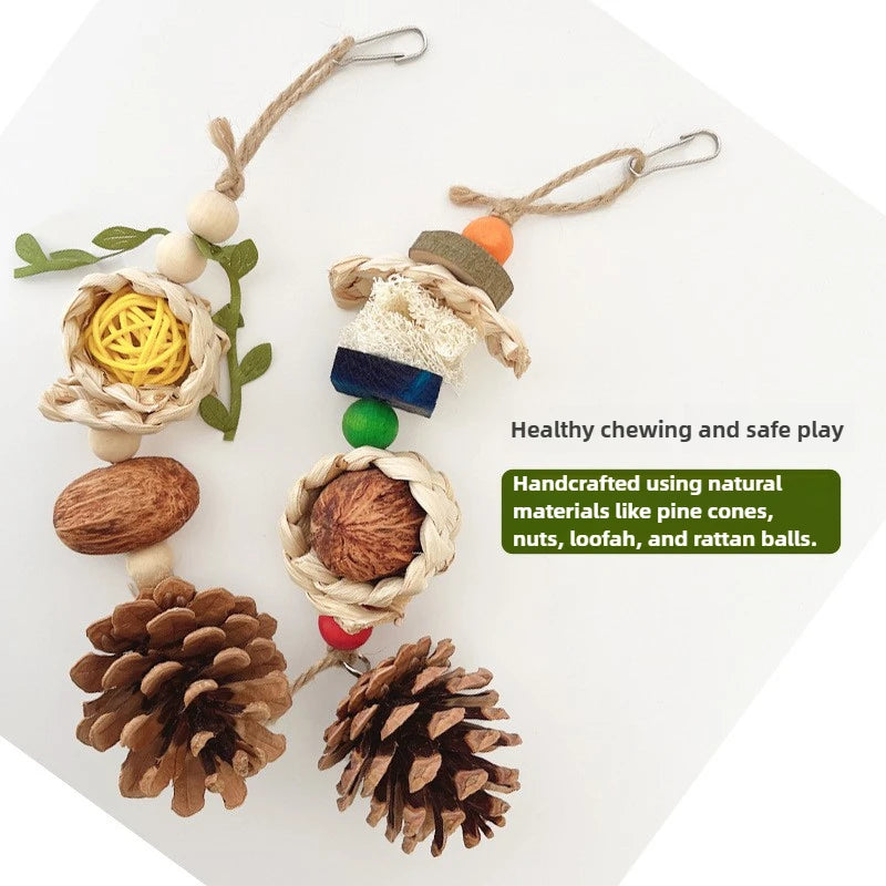 Pinecone Rope Chew Toy