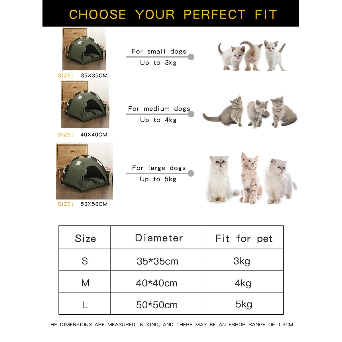 Warm Clamshell Cat Tent Bed