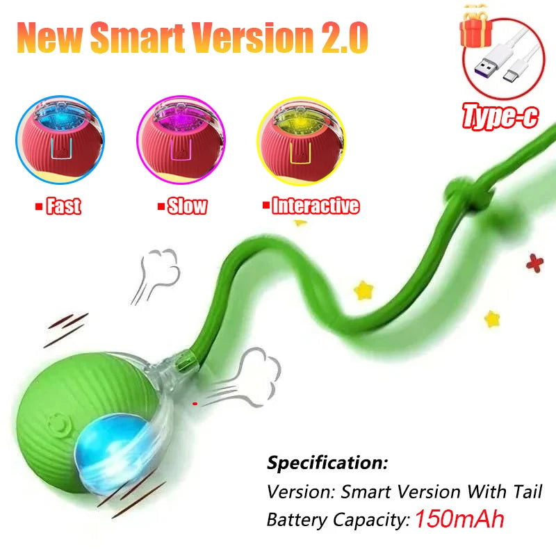 Rechargeable Rolling Tail Ball