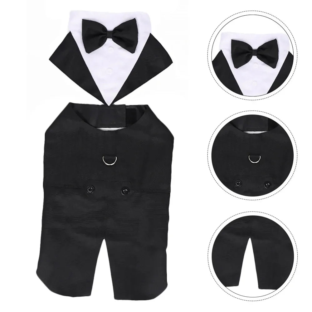 Formal Dog Tuxedo Outfit