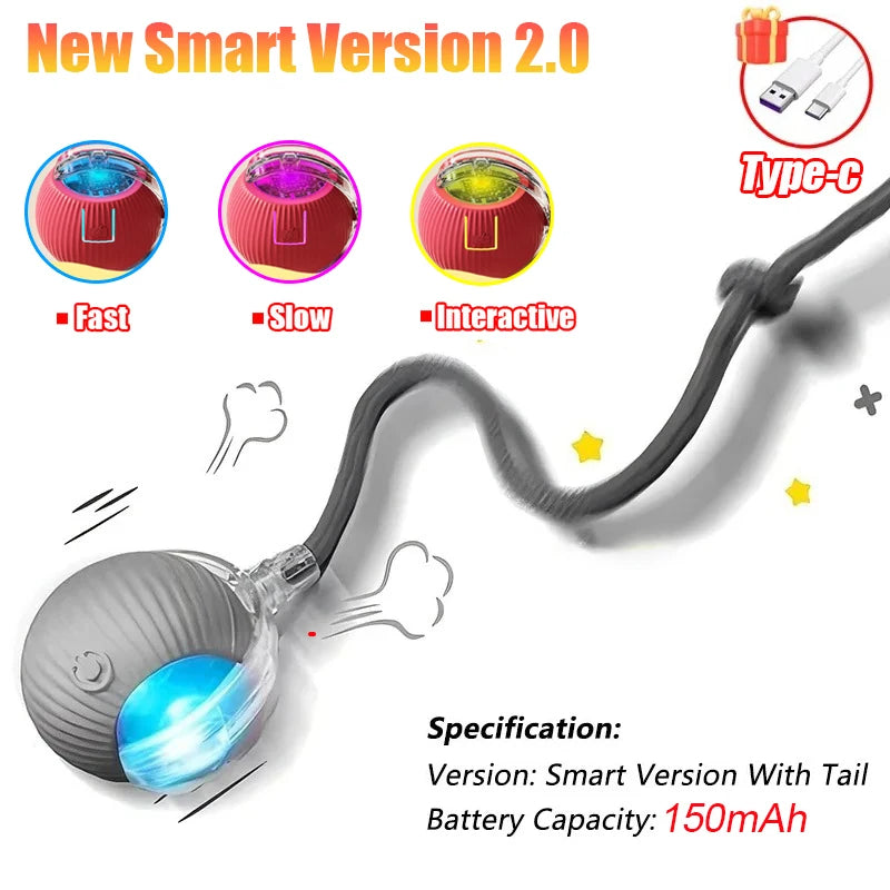 Rechargeable Rolling Tail Ball