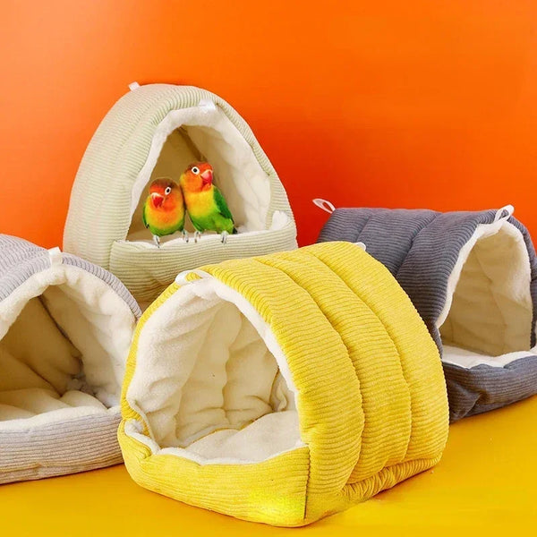Winter Plush Bird Hut