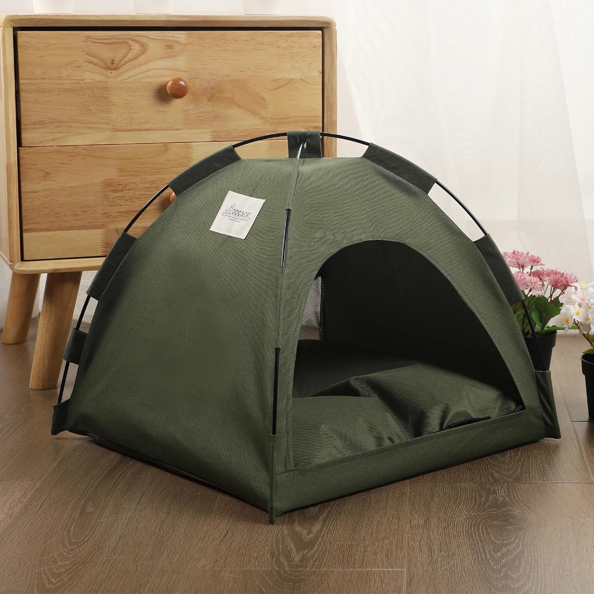 Warm Clamshell Cat Tent Bed