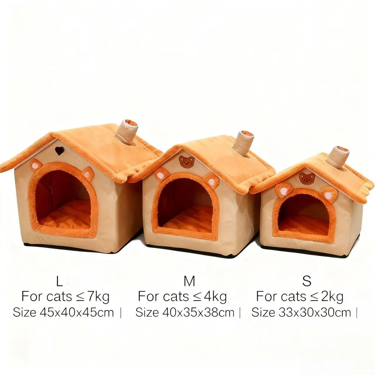 Washable All-Season Pet House Bed