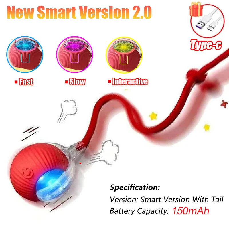 Rechargeable Rolling Tail Ball