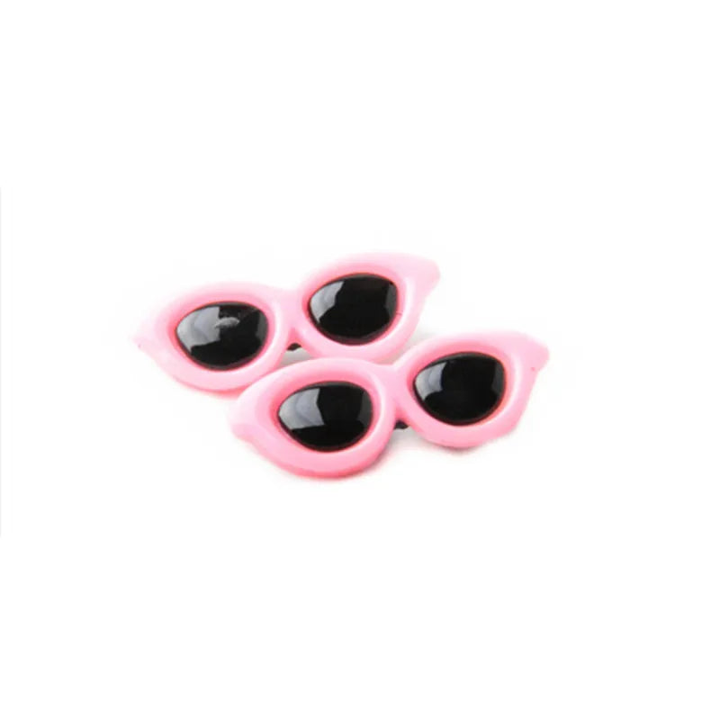 Heart Sunglasses Pet Hair Accessories
