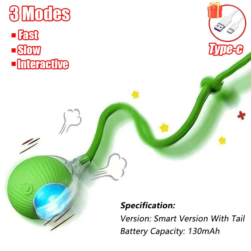 Rechargeable Rolling Tail Ball