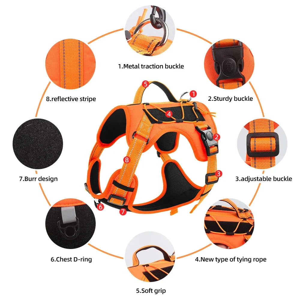 Reflective No-Pull Dog Harness