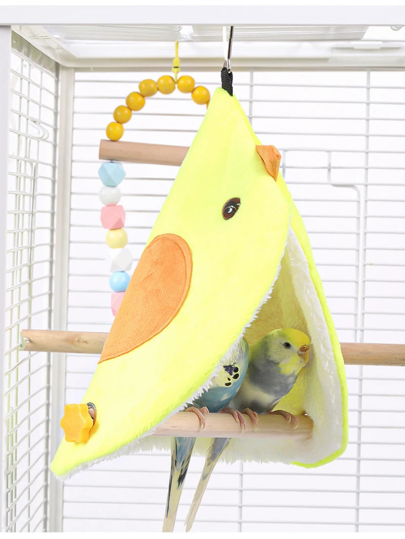 Plush Parrot Hammock Nest