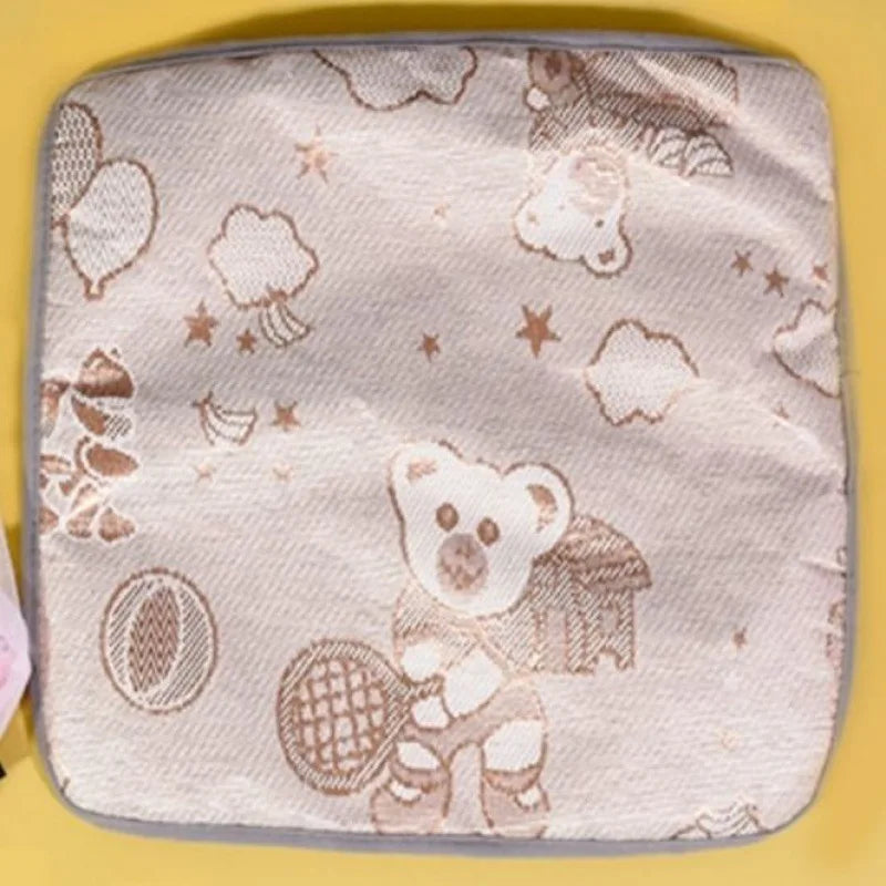 Floral Semi-Enclosed Cat Tent Bed