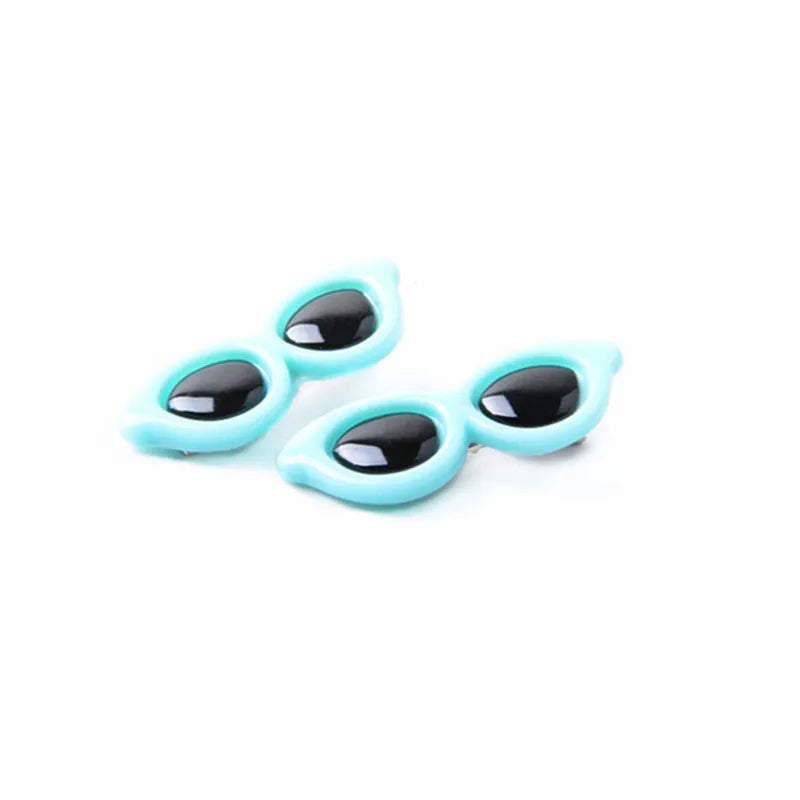 Heart Sunglasses Pet Hair Accessories