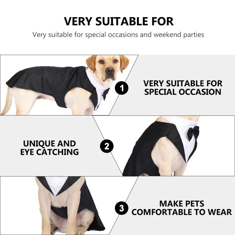 Formal Dog Tuxedo Outfit