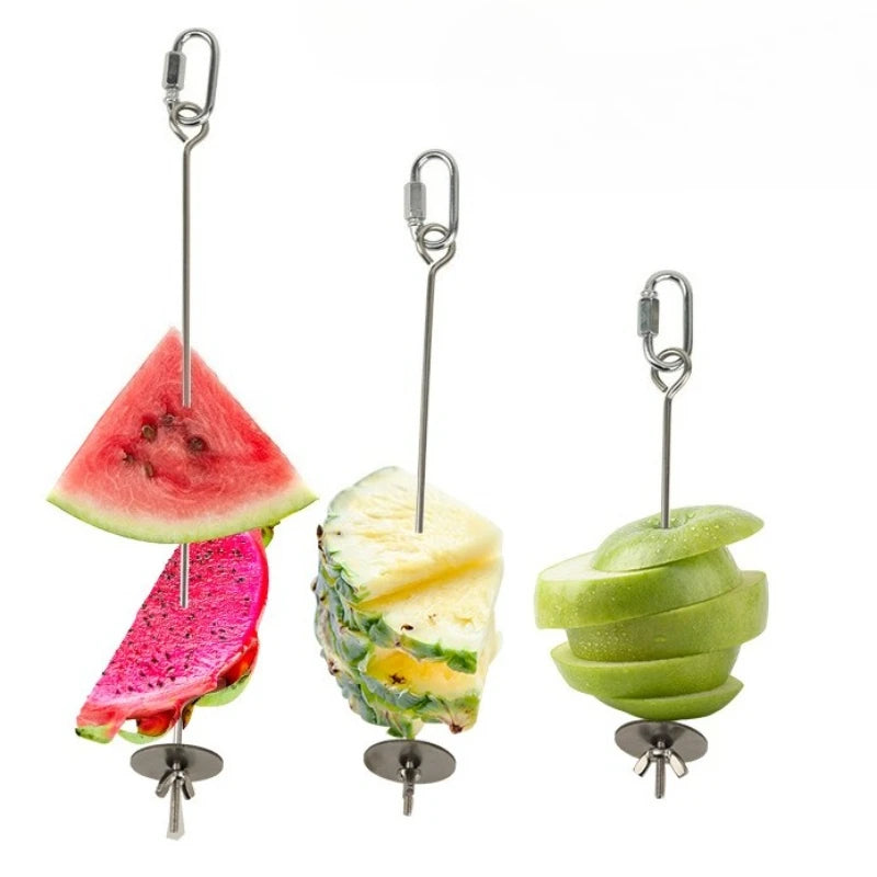 Stainless Parrot Fruit Fork